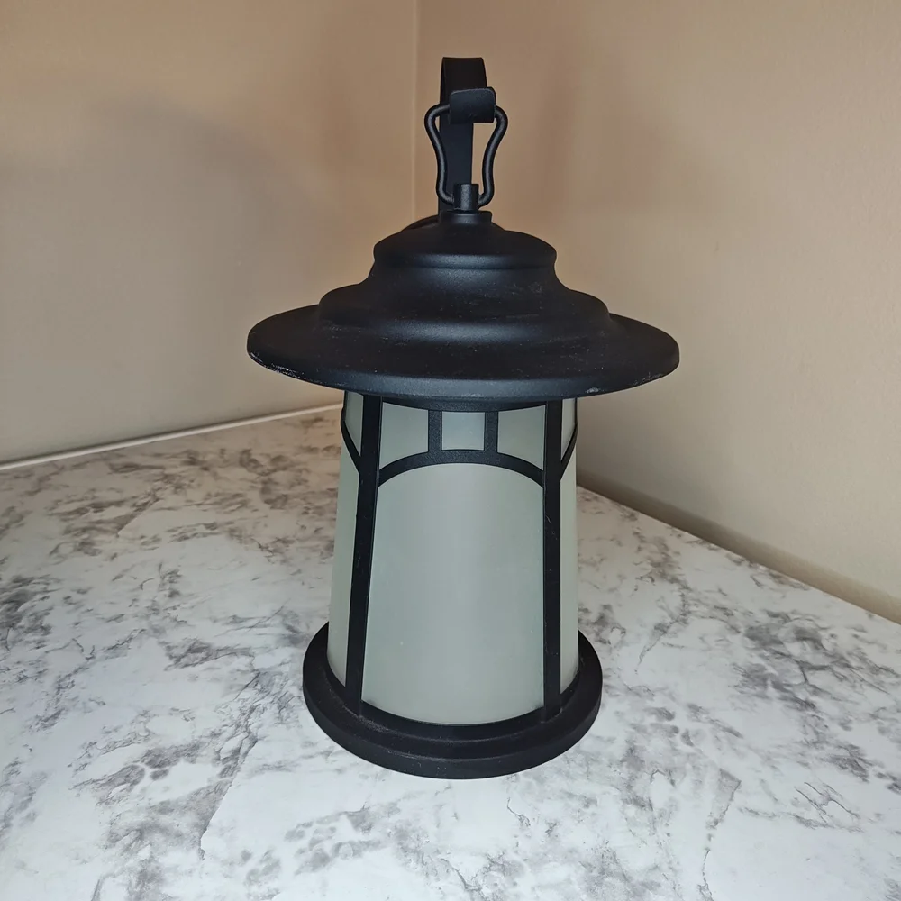 Outdoor Wall Lantern Elegant Black